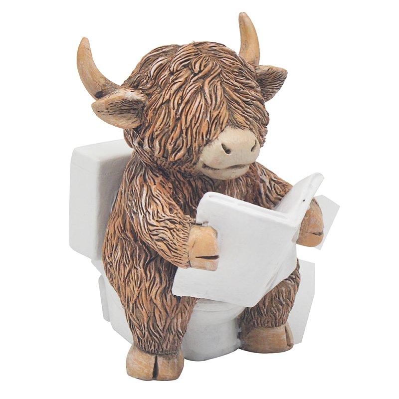 Lesser & Pavey HIGHLAND COW LOO-TIME LP75453