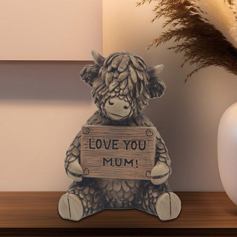 lesser & pavey HIGHLAND COW LOVE YOU MUM LP76678