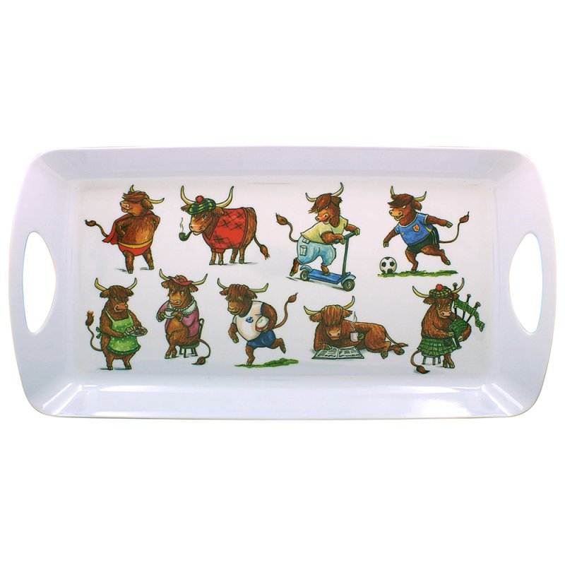 Lesser & Pavey HIGHLAND COW MEDIUM TRAY LP96307
