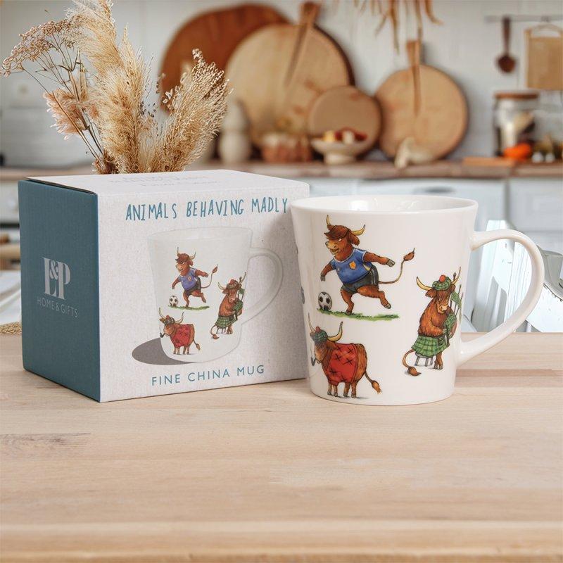 lesser & pavey HIGHLAND COW MUG LP96302