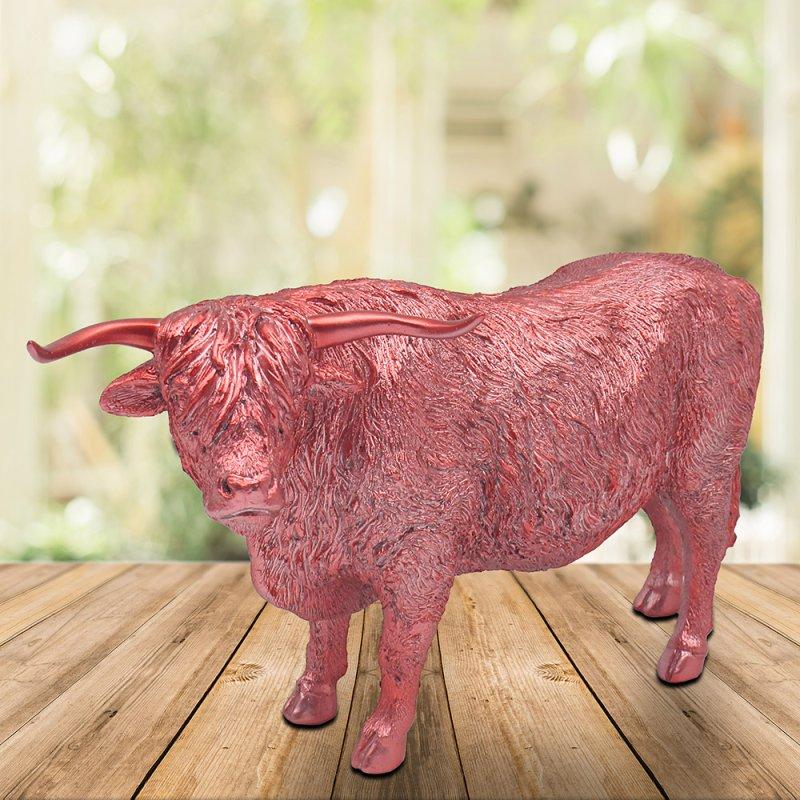 lesser & pavey HIGHLAND COW PINK LP76001