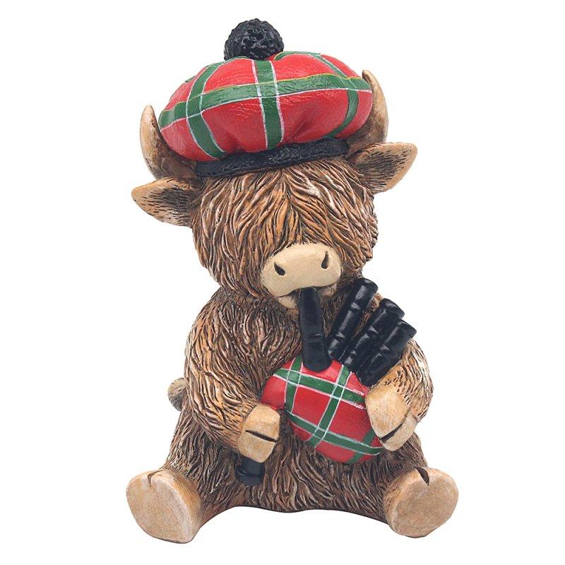 Lesser & Pavey HIGHLAND COW PIPER LP75452