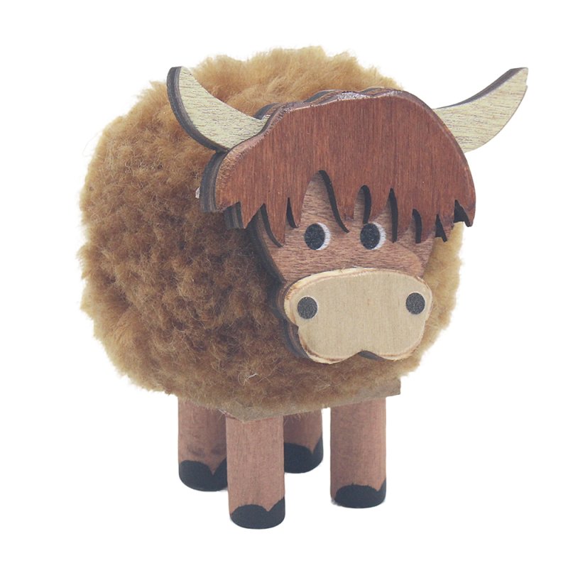 lesser & pavey HIGHLAND COW POM POM LGE LP76725
