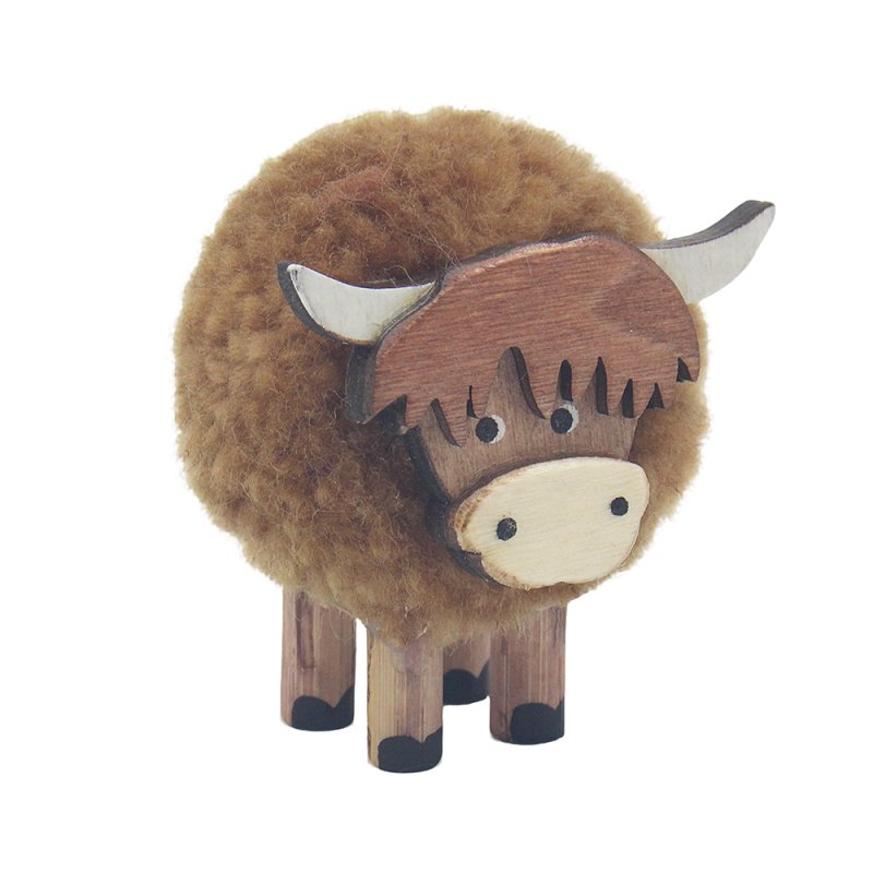 lesser & pavey HIGHLAND COW POM POM SML LP76724