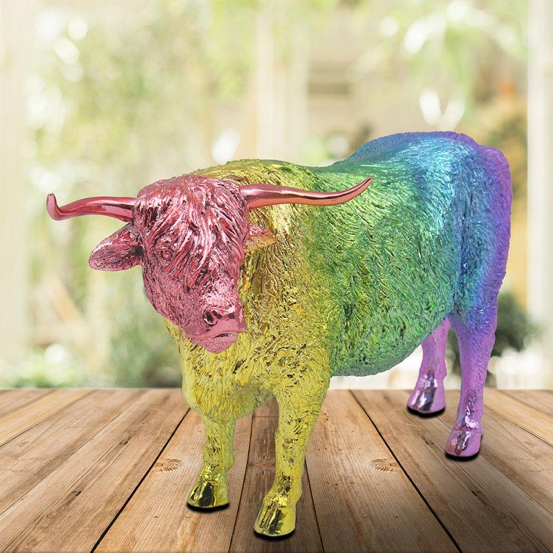 lesser & pavey HIGHLAND COW RAINBOW LP76000