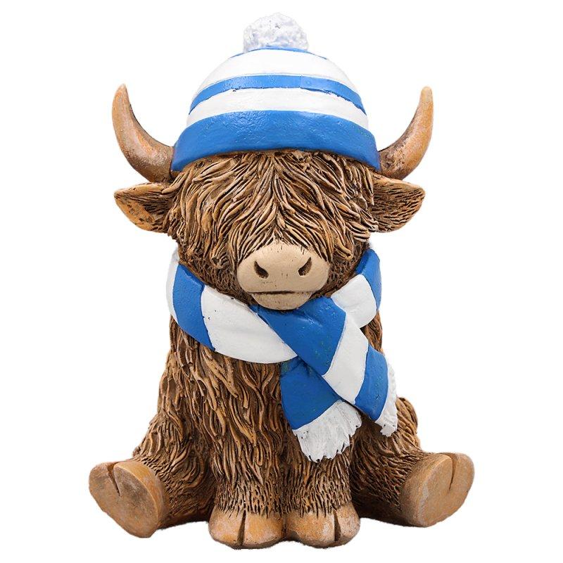 Lesser & Pavey HIGHLAND COW SCARF & HAT LP74351
