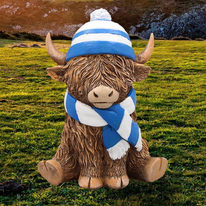 lesser & pavey HIGHLAND COW SCARF & HAT LP74351