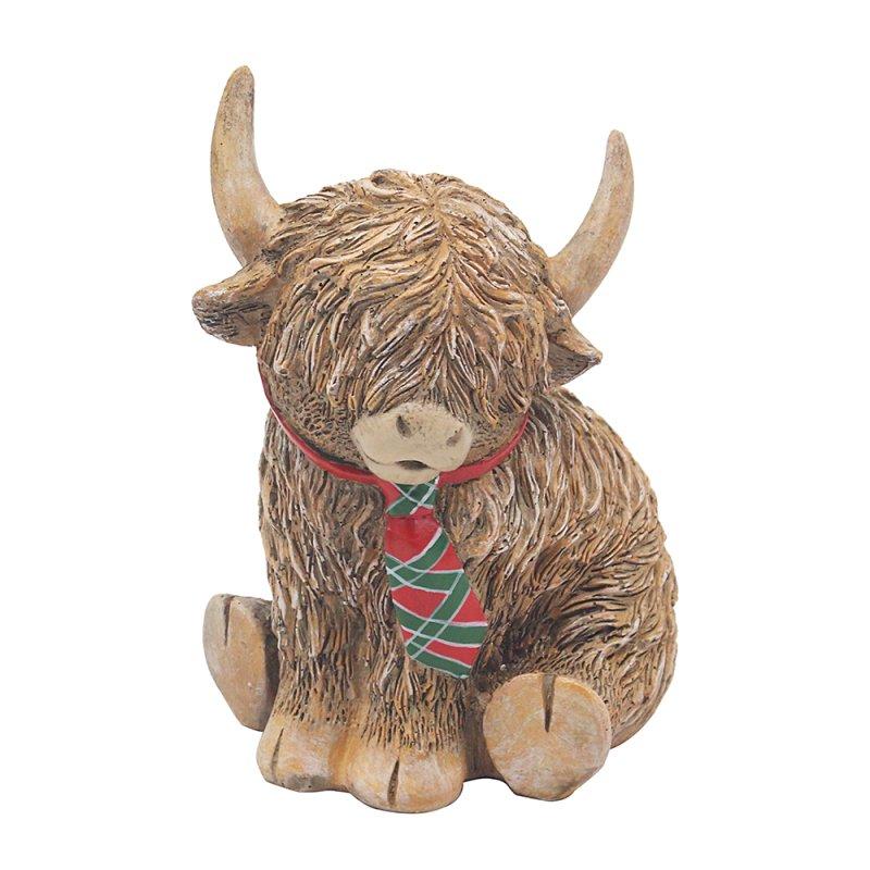 Lesser & Pavey HIGHLAND COW TARTAN TIE LP75980