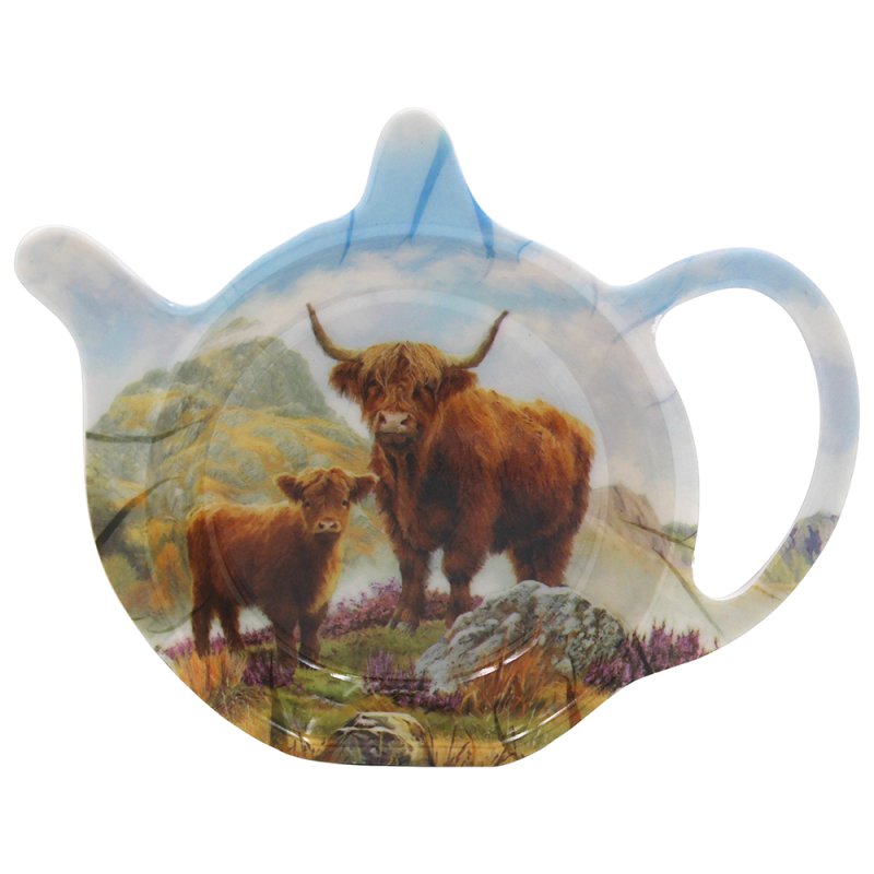 Lesser & Pavey HIGHLAND COW TEABAG TIDY LP96527