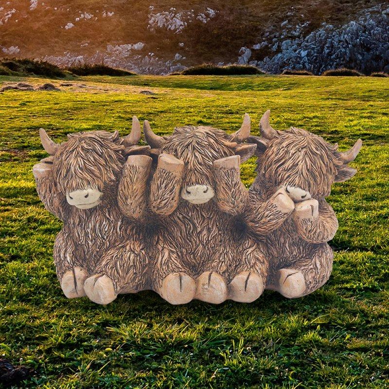 lesser & pavey HIGHLAND COW TRIO LP75455