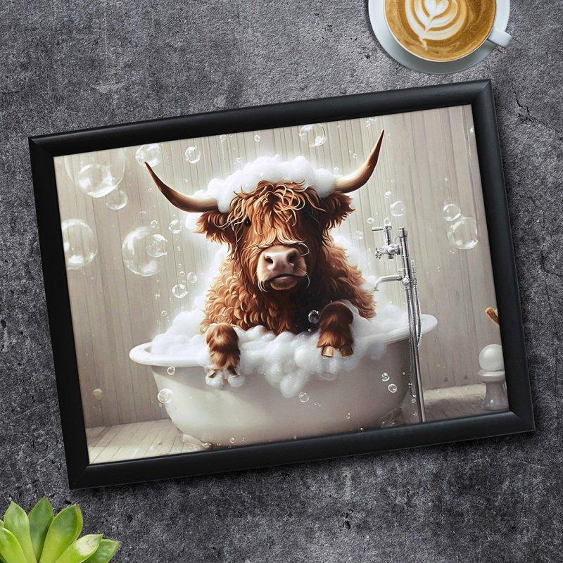 lesser & pavey HIGHLAND COW WOW LAPTRAY LP75781