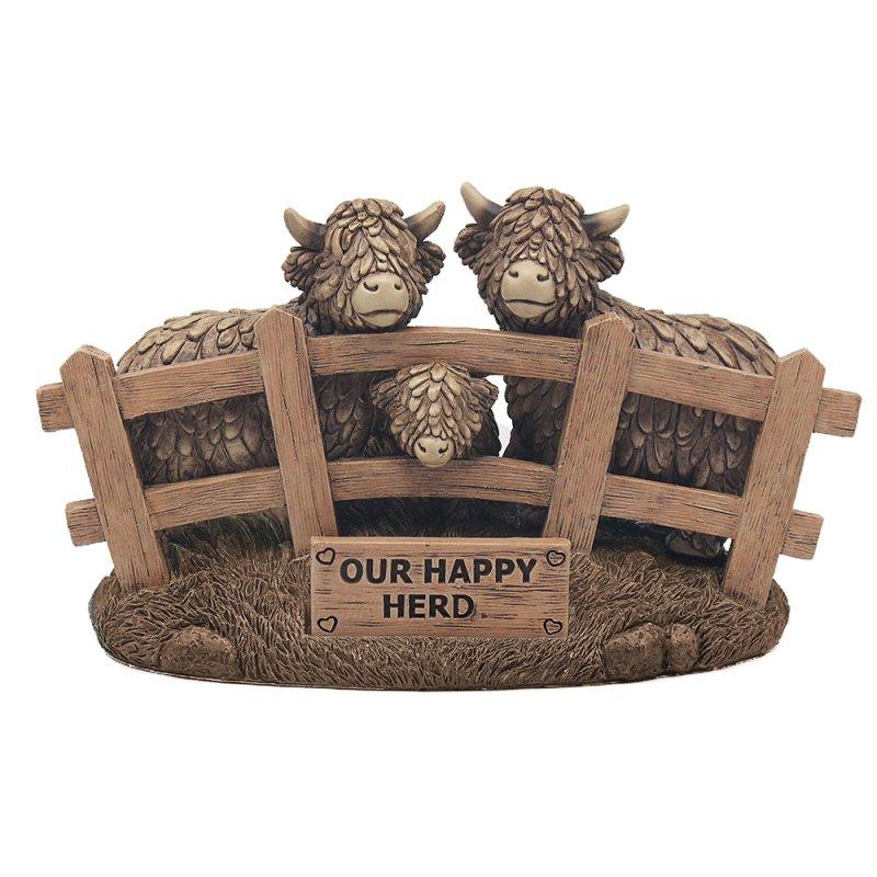 Lesser & Pavey HIGHLAND COWS OUR HAPPY HERD LP75296