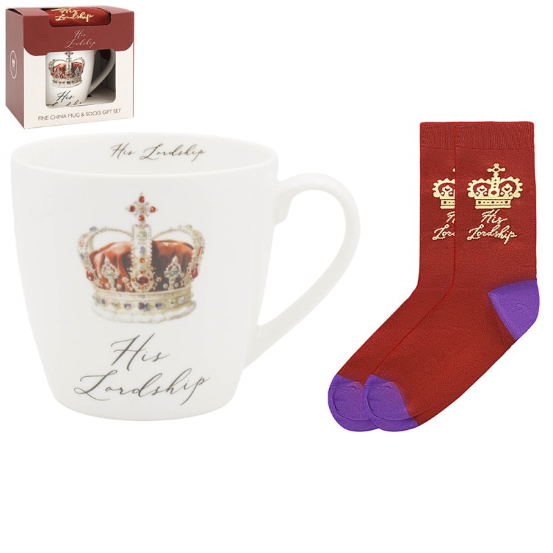 lesser & pavey HIS LORDSHIP SOCK GIFT SET LP96829