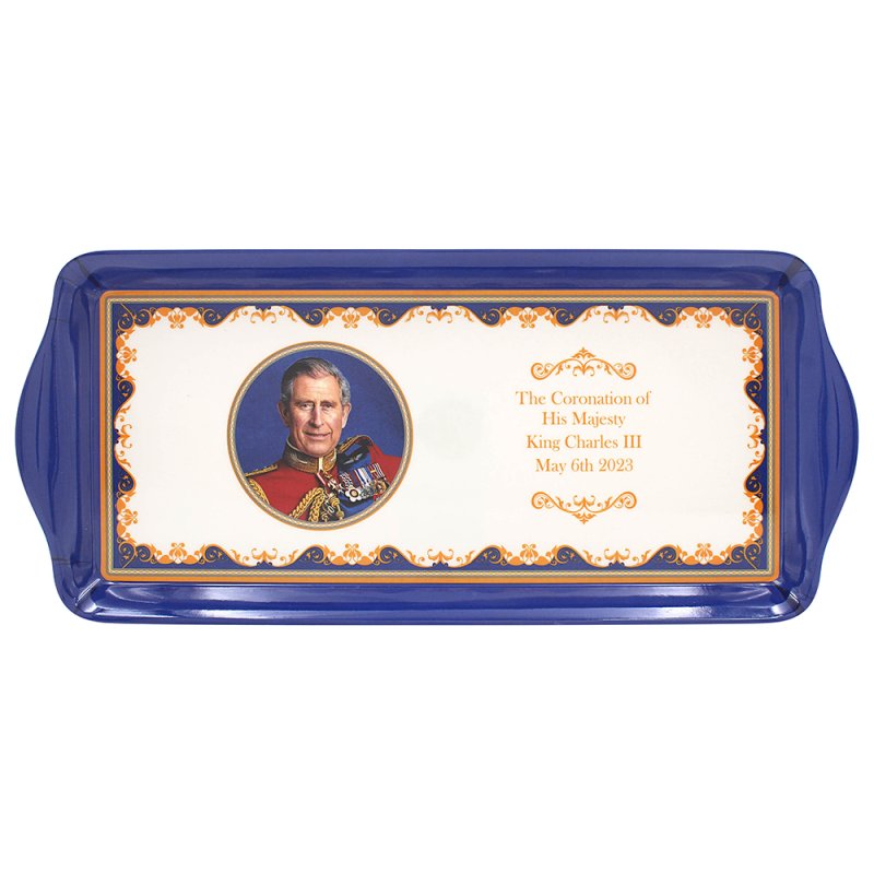 lesser & pavey HM KING CHARLES III TRAY MED LP18240