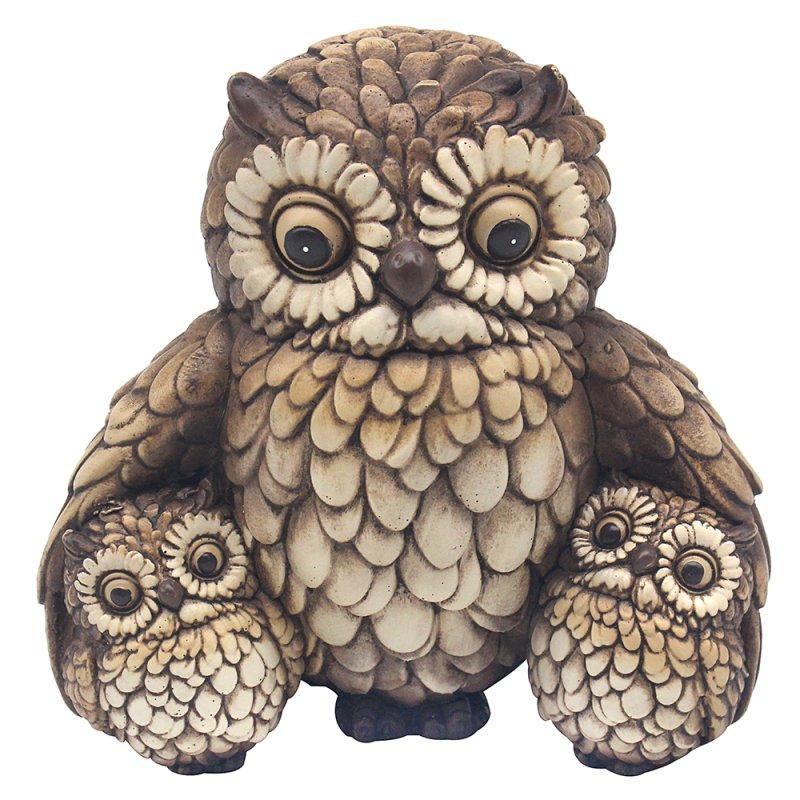 lesser & pavey HOOTERS OWL WITH BABIES LP75439