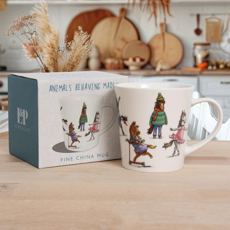 lesser & pavey HORSES MUG LP96293