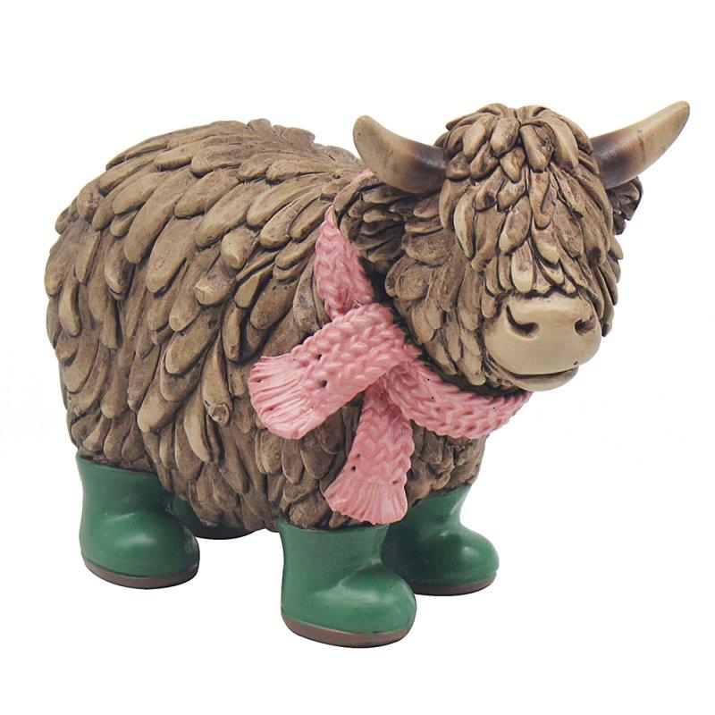 Lesser & Pavey HUGHIE HIGHLAND COW WELLIES LP76104