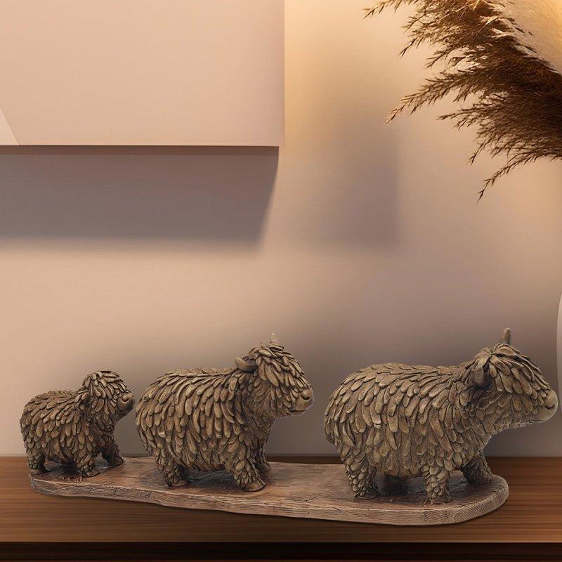 lesser & pavey HUGHIE HIGHLAND COWS LP74100