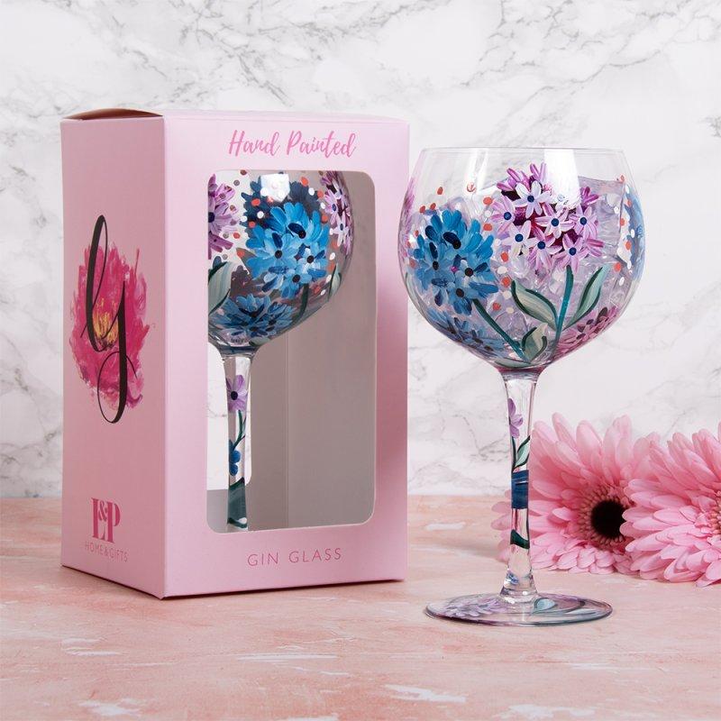 lesser & pavey HYDRANGEA GIN GLASS LP72901