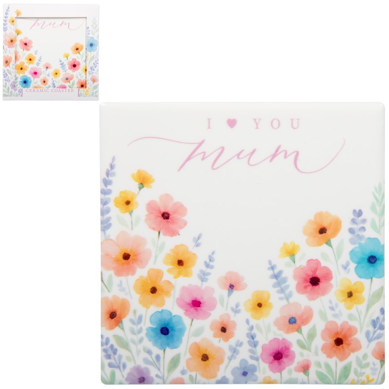 lesser & pavey I LOVE YOU MUM COASTER LP34330