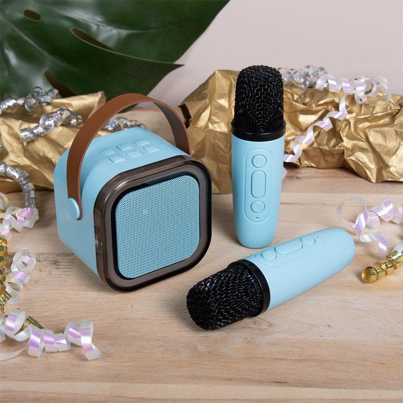 lesser & pavey KARAOKE MACHINE 2 MICS BLUE LP75812