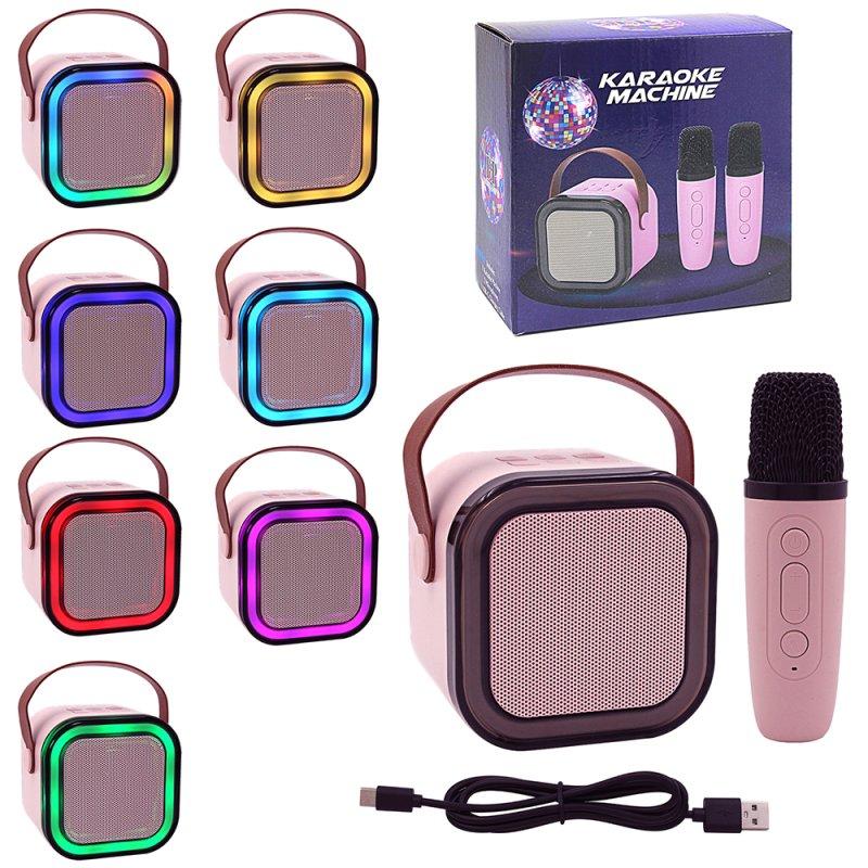 Lesser & Pavey KARAOKE MACHINE 2 MICS PINK LP75811