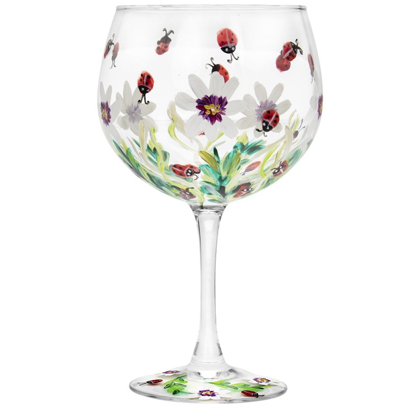 Lesser & Pavey LADYBIRDS GIN GLASS LP46700