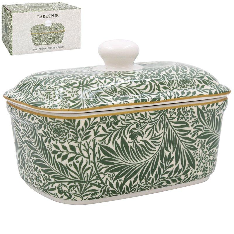 lesser & pavey LARKSPUR BUTTER DISH LP96121
