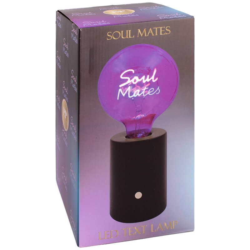 Lesser & Pavey LED TEXT LAMP SOUL MATES LP73649