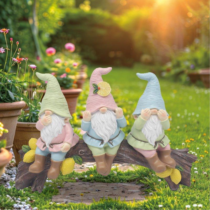 lesser & pavey LEMON GARDEN 3 WISE GNOMES LP75303