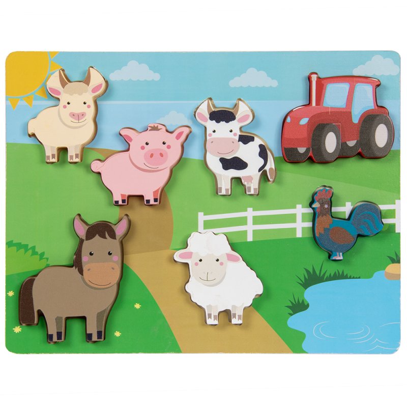 lesser & pavey LET'S LEARN FARM PUZZLE LP62072