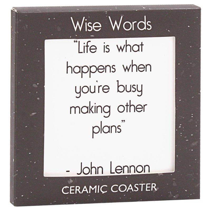 Lesser & Pavey LIFE IS WHAT HAPPENS COASTER LP96957