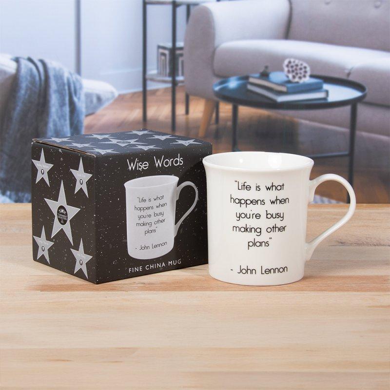 lesser & pavey LIFE IS WHAT HAPPENS MUG LP96949