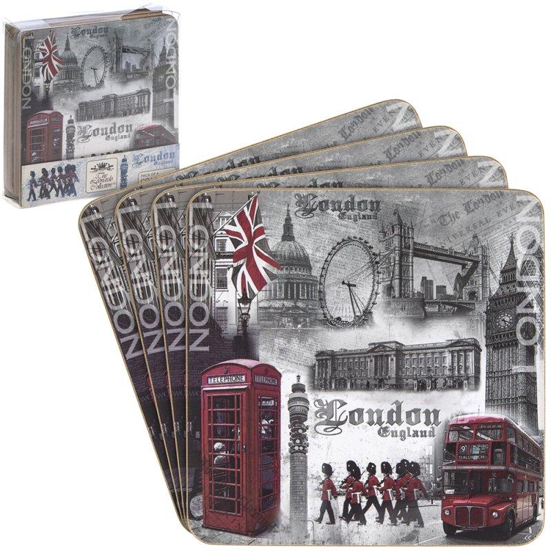 lesser & pavey LONDON COASTERS SET 4 LP16582