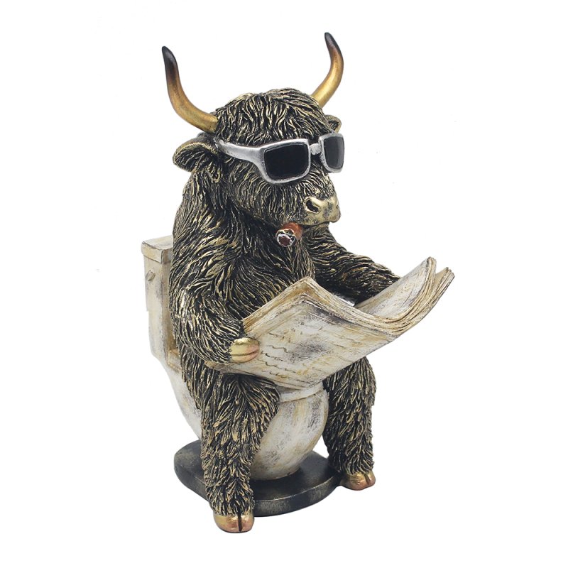 Lesser & Pavey LOO-TIME HIGHLAND COW SML LP75659