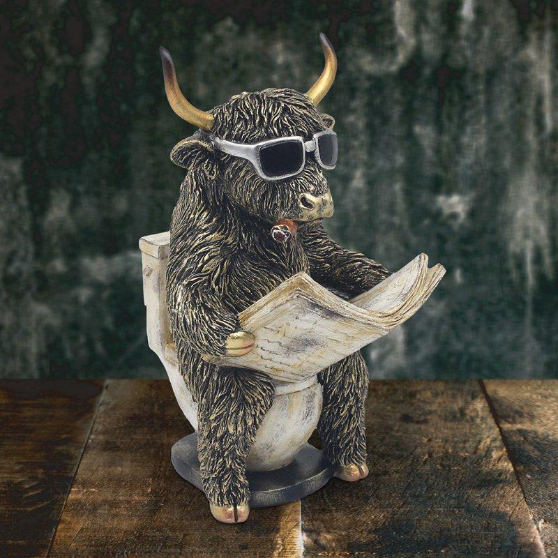 lesser & pavey LOO-TIME HIGHLAND COW SML LP75659