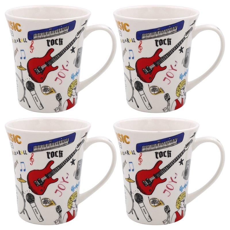 lesser & pavey LOVE MUSIC MUGS SET 4 LP95544
