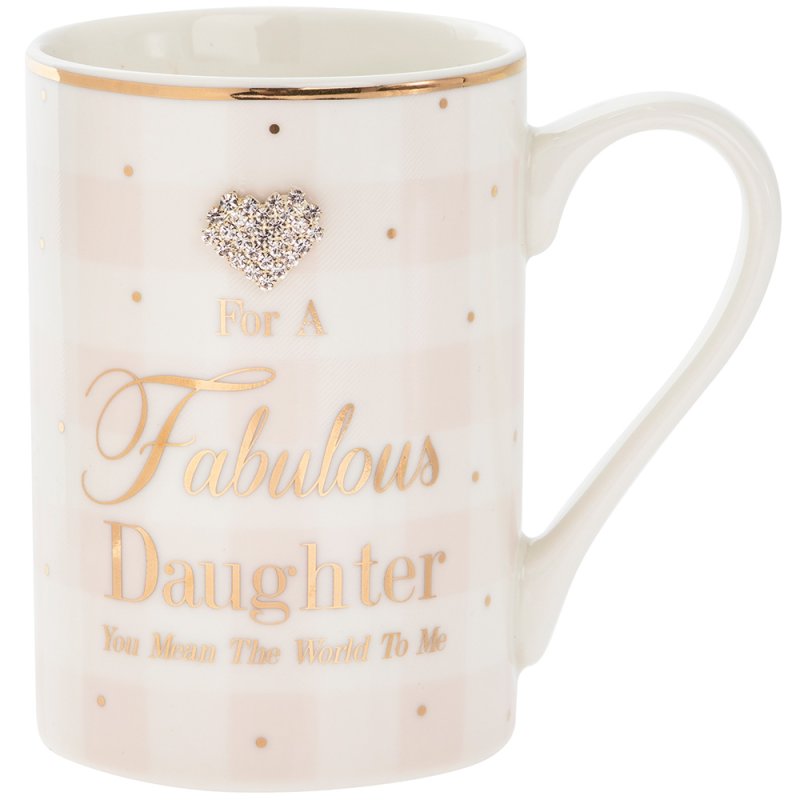 lesser & pavey MAD DOTS FAB DAUGHTER MUG LP33864