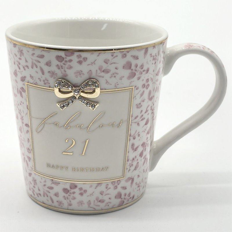 Lesser & Pavey MADELAINE 21ST BIRTHDAY MUG LP34283
