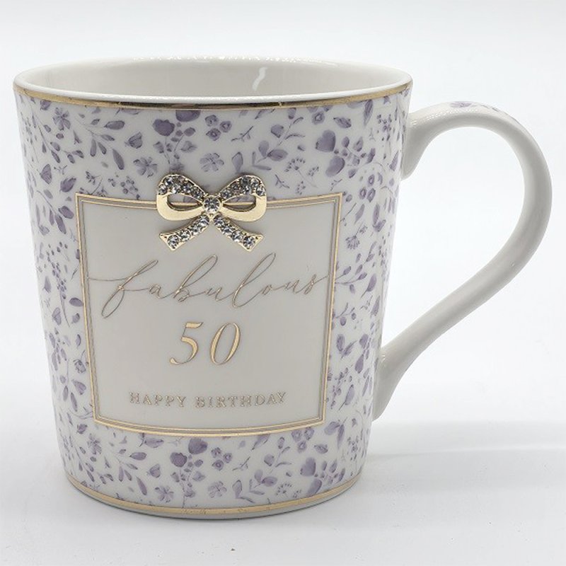 Lesser & Pavey MADELAINE 50TH BIRTHDAY MUG LP34286