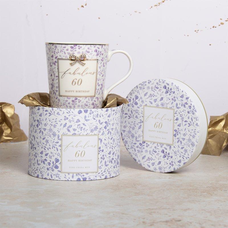 lesser & pavey MADELAINE 60TH BIRTHDAY MUG LP34287