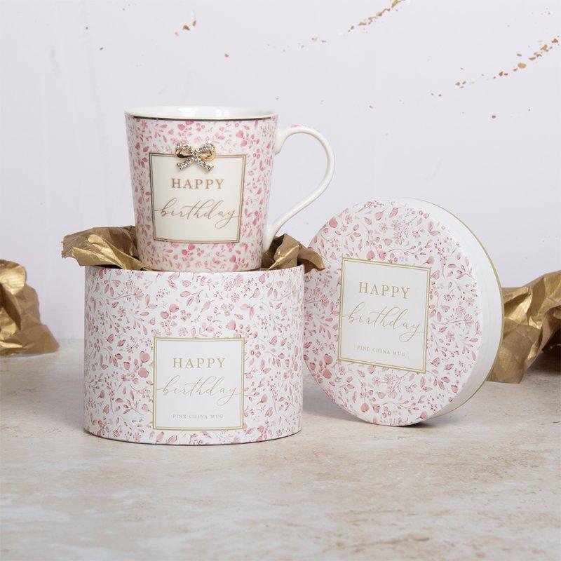 lesser & pavey MADELAINE HAPPY BIRTHDAY MUG LP34288