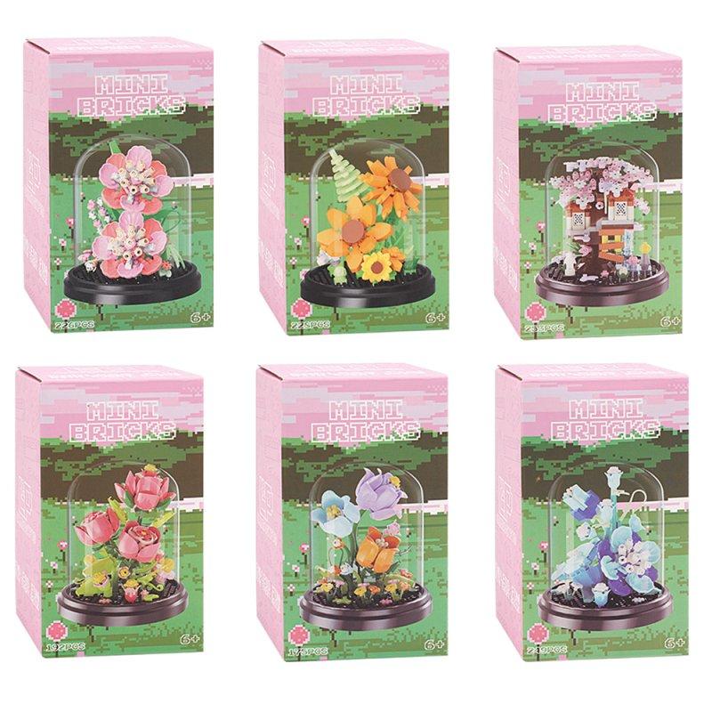 Lesser & Pavey MINI BRICKS FLOWERS 6 ASST LP76564