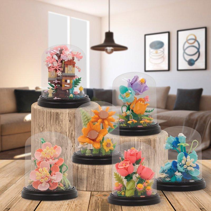 lesser & pavey MINI BRICKS FLOWERS 6 ASST LP76564