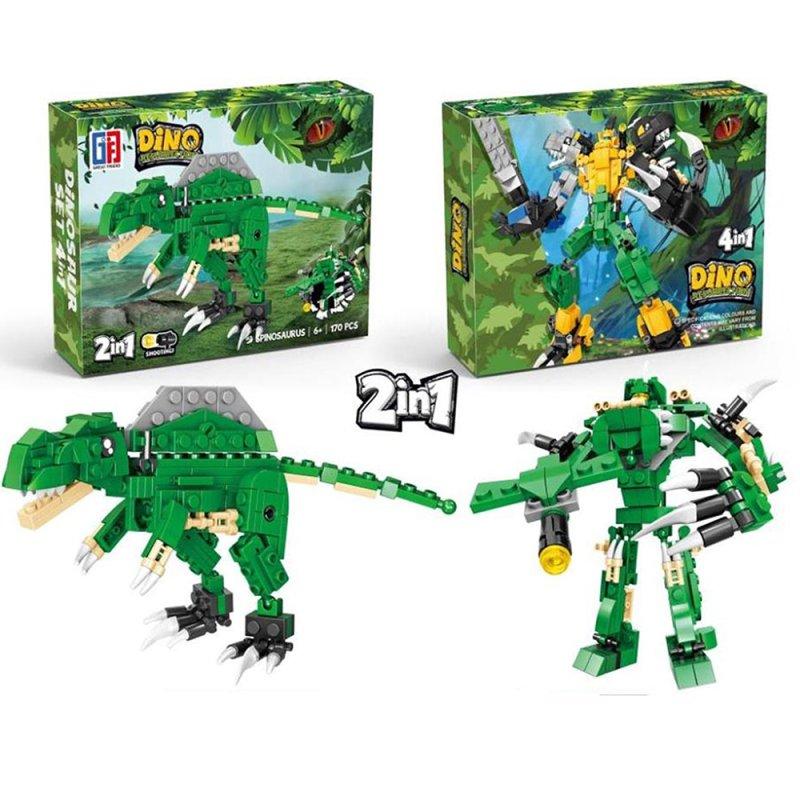 lesser & pavey MINIBRICKS DINOSAUR GREEN LP76874