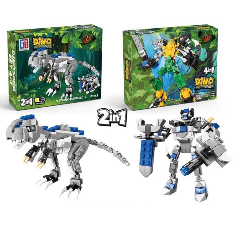 lesser & pavey MINIBRICKS DINOSAUR GREY LP76873