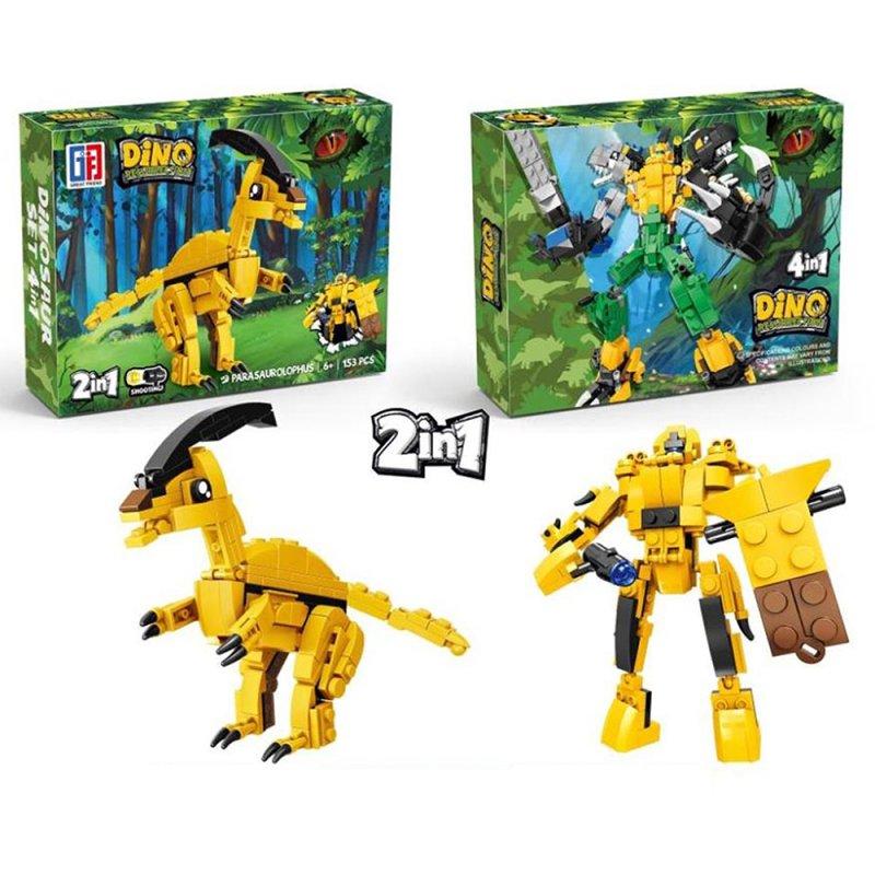 lesser & pavey MINIBRICKS DINOSAUR YELLOW LP76872