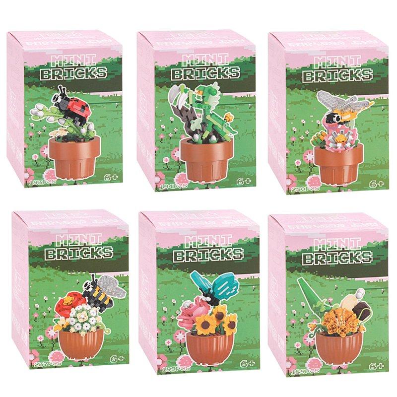 Lesser & Pavey MINIBRICKS FLOWERS 6 ASST LP76550