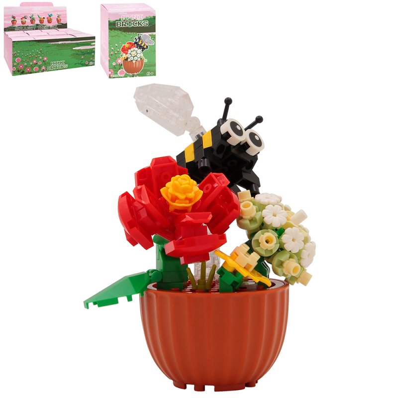 Lesser & Pavey MINIBRICKS FLOWERS WITH BEE LP76545