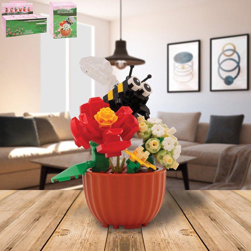 lesser & pavey MINIBRICKS FLOWERS WITH BEE LP76545